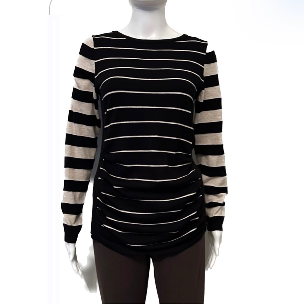 The Limited lightweight sweater stripes size medium
